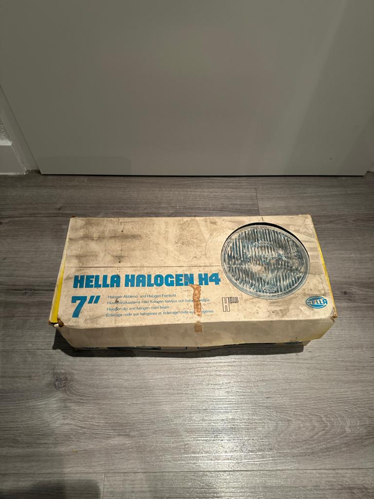 Hella Halogeen H4 Koplampen 7 inch -  voor old timers, Ophalen of Verzenden, Nieuw, Universele onderdelen