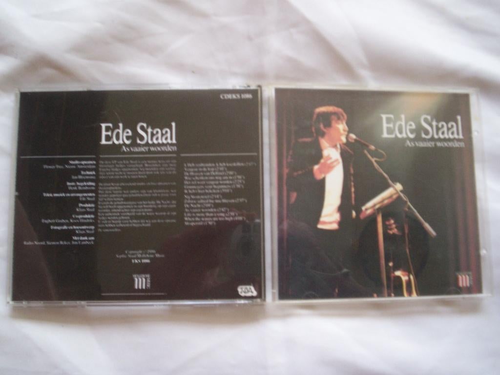 CD van EDE STAAL As vaaier woorden CDEKS 1086 14 titels 1986, Ophalen, Gebruikt, Levenslied of Smartlap
