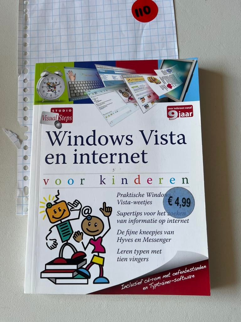 Windows Vista en internet voor kinderen (incl. cd-rom), Ophalen of Verzenden, Zo goed als nieuw, Besturingssystemen