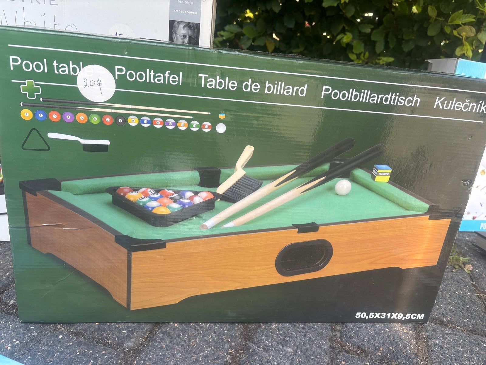 Compacte Pooltafel - Nieuw in Doos, Ophalen of Verzenden, Nieuw, Pooltafel