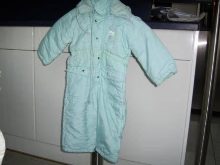 skipakje mt 74 kleur mint ? , geen dik pak, Kinderen en Baby's, Ophalen of Verzenden, Gebruikt, Jongetje of Meisje, Pakje