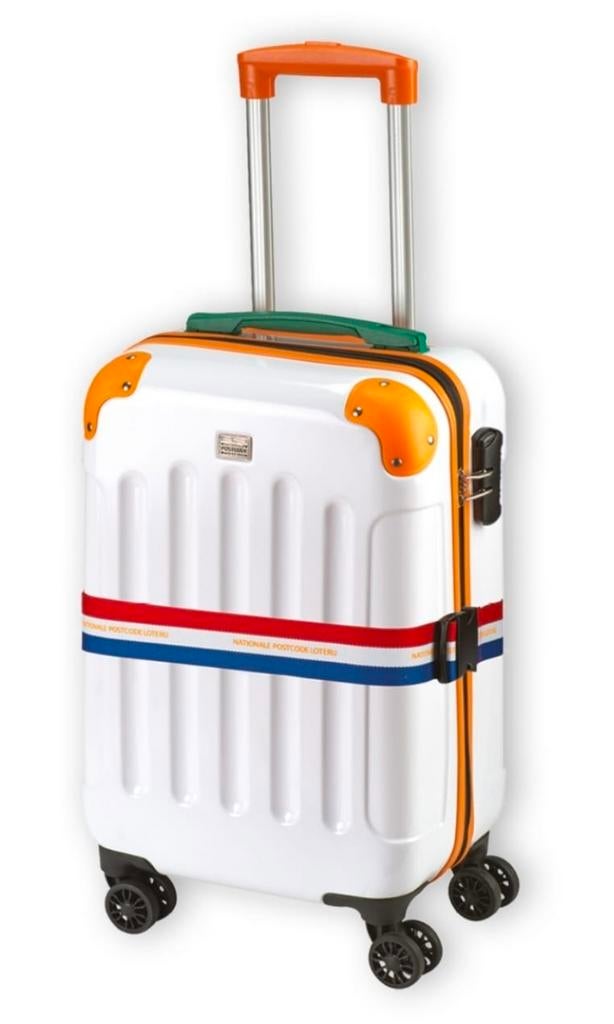 postcode loterij trolley reiskoffers, Sieraden, Tassen en Uiterlijk, Koffers, Nieuw, Hard kunststof, Minder dan 50 cm, Minder dan 35 cm