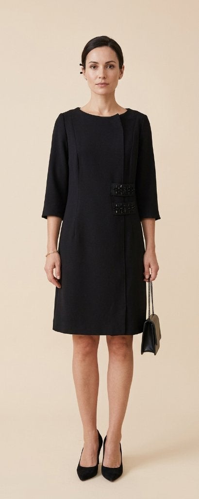 Natan jurk gitzwart maat 40 feestjurk black dress avondjurk, Kleding | Dames, Verzenden, Zwart, Maat 42/44 (L), Zo goed als nieuw