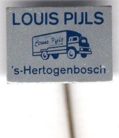 Louis Pijls 's-Hertogenbosch vrachtvervoer speldje ( F_045), Verzamelen, Speldjes, Pins en Buttons, Verzenden, Zo goed als nieuw