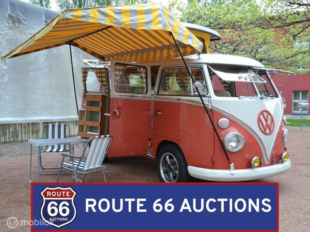 Volkswagen T1 Westfalia | 1964 | Route 66 Auctions, Overige carrosserieën, Volkswagen, Zwart, Bedrijf