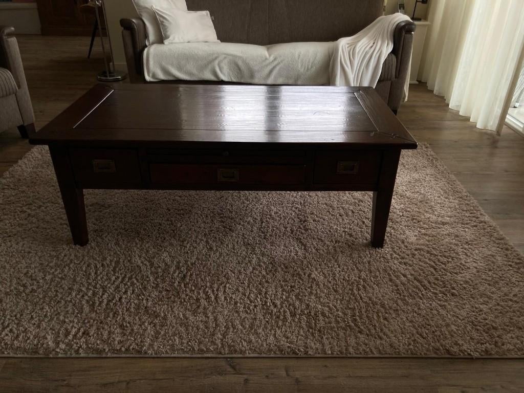 Salon-tafel, Huis en Inrichting, Tafels | Salontafels, Ophalen, Modern  tot klassiek eiken., 100 tot 150 cm, Eikenhout