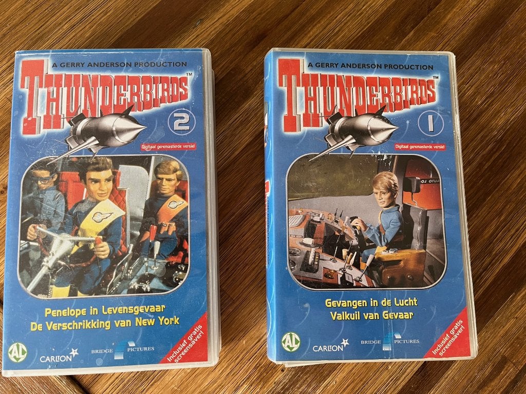 videobanden Thunderbirds, Ophalen, Nederlands ondertiteld, Gebruikt, Alle leeftijden