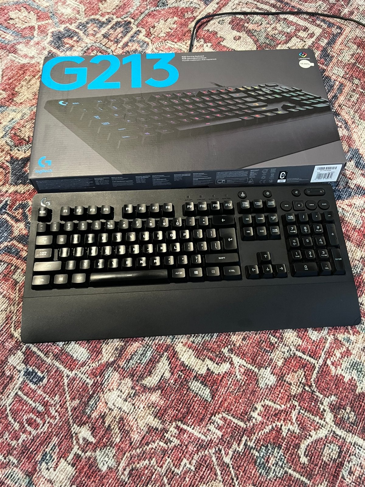 Logitech g213 toetsenbord, Gebruikt, Gaming toetsenbord, Ophalen of Verzenden, Qwerty