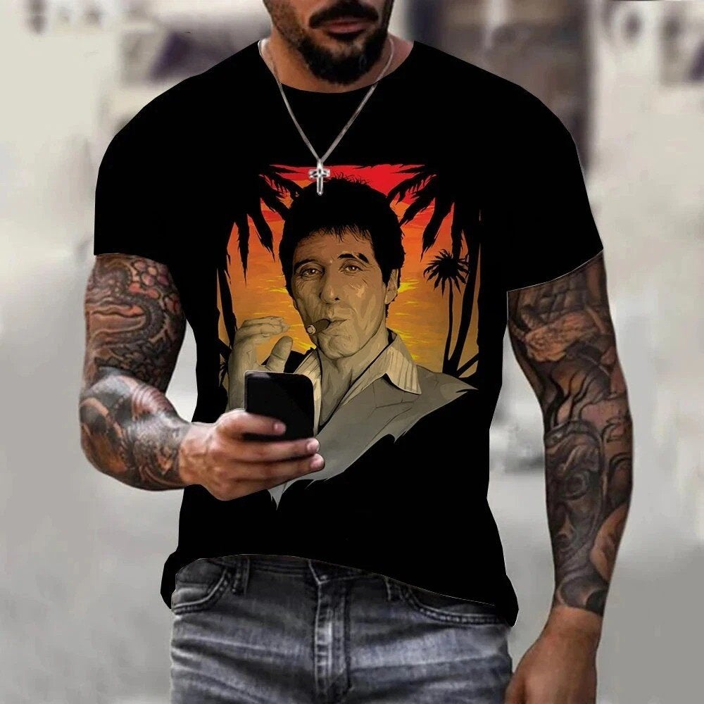 T-Shirts Scarface, Ophalen of Verzenden, Nieuw, Overige maten, Zwart