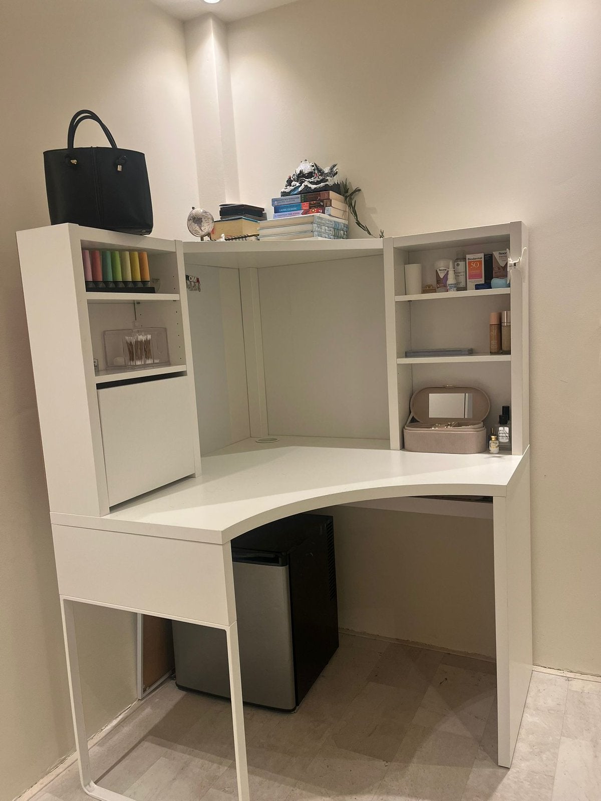 Hoek bureau ikea, Opzetstuk, Hout, Ophalen of Verzenden, Zo goed als nieuw