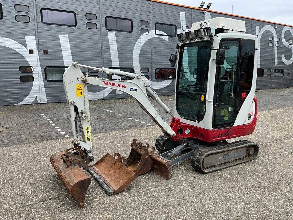 2019 Takeuchi TB216 Minigraafmachine, Zakelijke goederen, Graafmachine