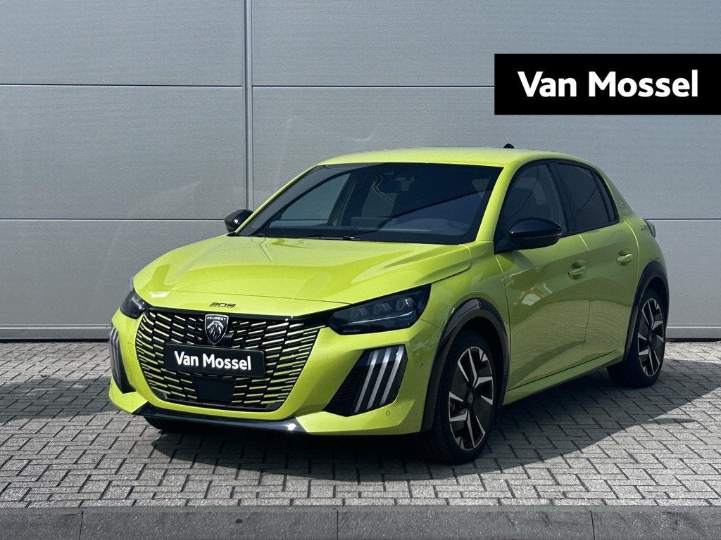 Peugeot e-208 EV GT 51 kWh | Alcantara bekleding | Adaptieve, Auto's, Peugeot, 12 maanden, Stof, 156 pk, Automatische klimaatregeling