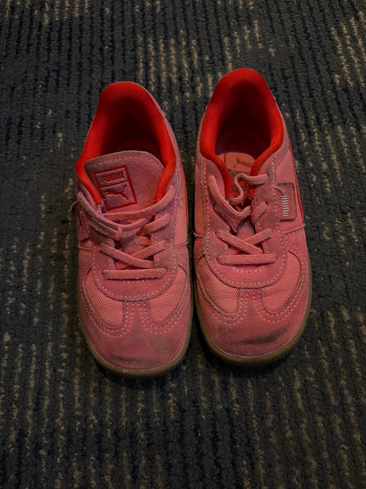 Roze Puma schoentjes mt 27 voor meisjes, Ophalen of Verzenden, Gebruikt, Meisje, Schoentjes