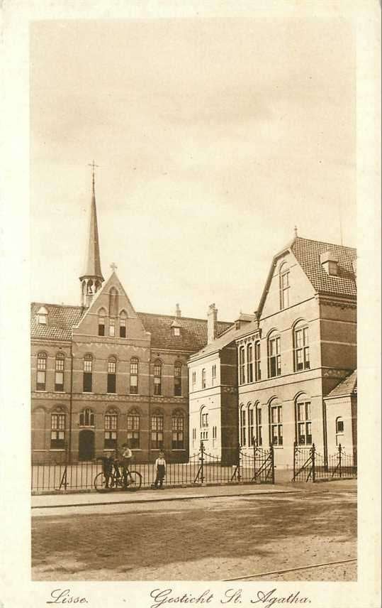 300-381-025 Lisse Gezicht St Agatha, Verzenden, Voor 1920, Zuid-Holland
