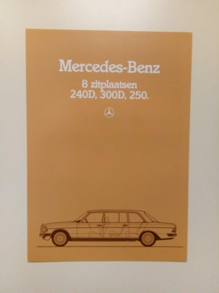 Mercedes-Benz W123 Limousine Folder 1983, Verzenden, Nieuw, Mercedes, Mercedes-Benz