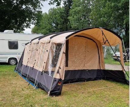 Safarica pacific 360 TC, Caravans en Kamperen, Ophalen, Zo goed als nieuw, Tot en met 5