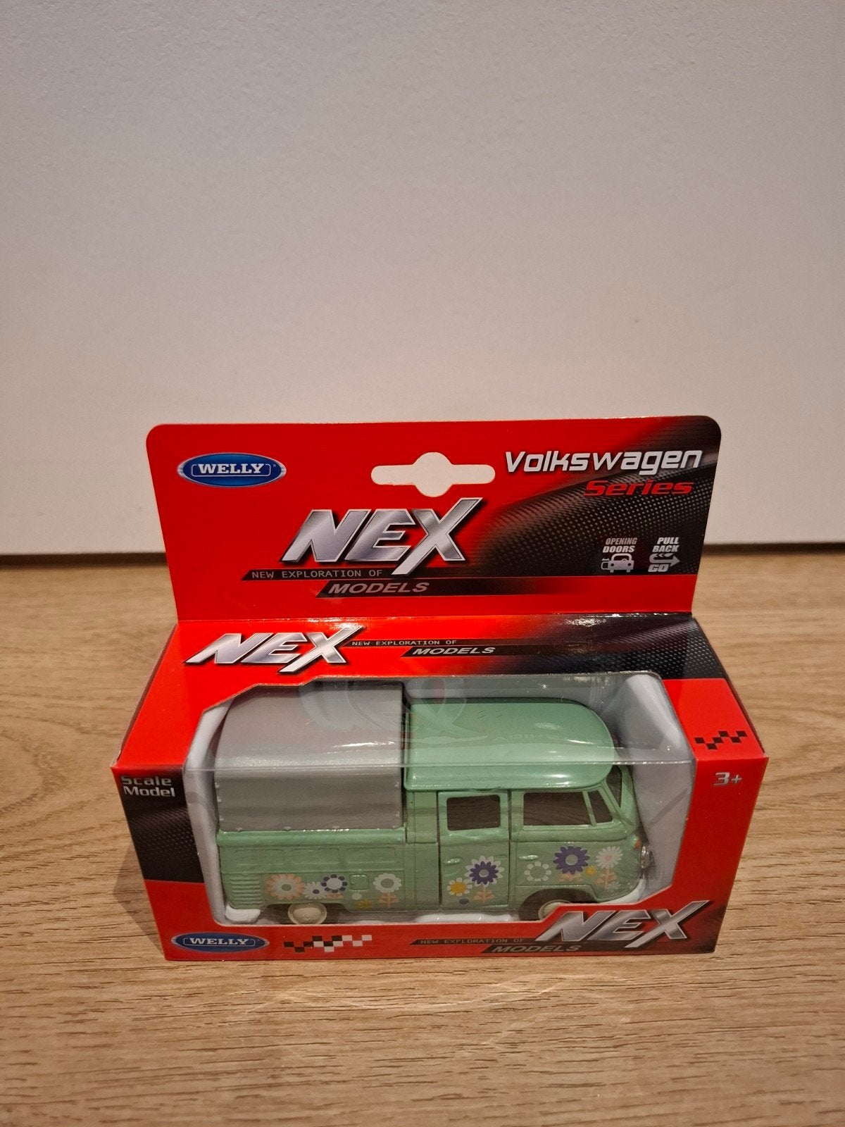 Volkswagen T2 1:43 modelauto - Welly NEX, Ophalen of Verzenden, Nieuw, Auto, Overige merken