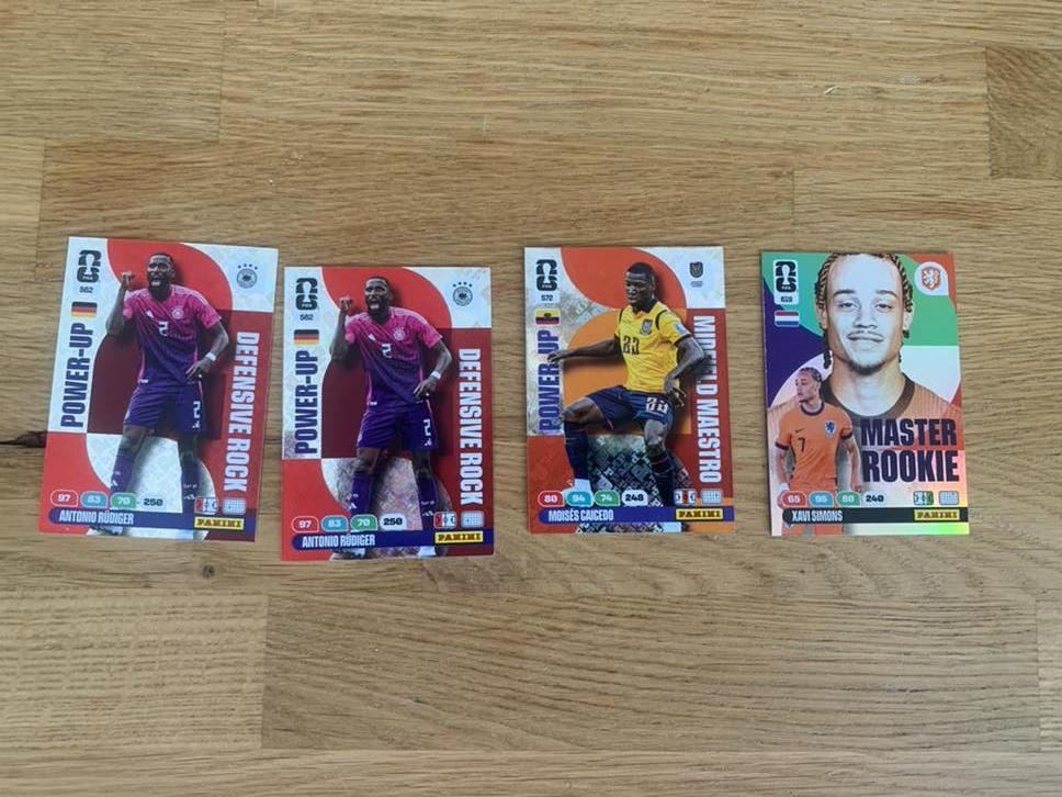 Panini Adrenalyn XL Voetbalplaatjes - Xavi Simons e.a., Ophalen of Verzenden, Zo goed als nieuw, Buitenlandse clubs, Spelerskaart