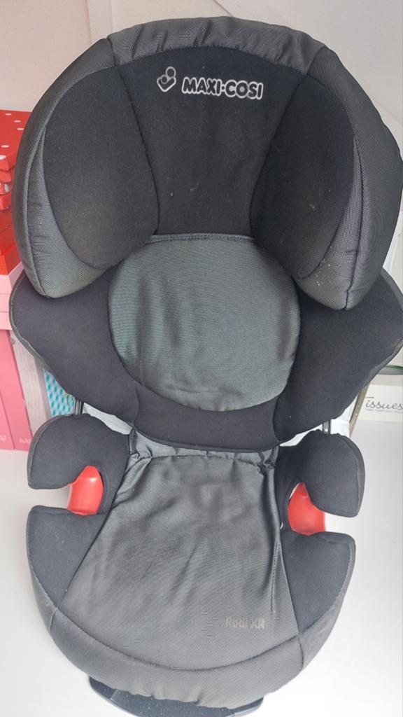 Maxi-Cosi Rodi XR autostoel - Zwart grijs zeer goede staat, Verstelbare rugleuning, Ophalen of Verzenden, 9 t/m 36 kg, Maxi-Cosi