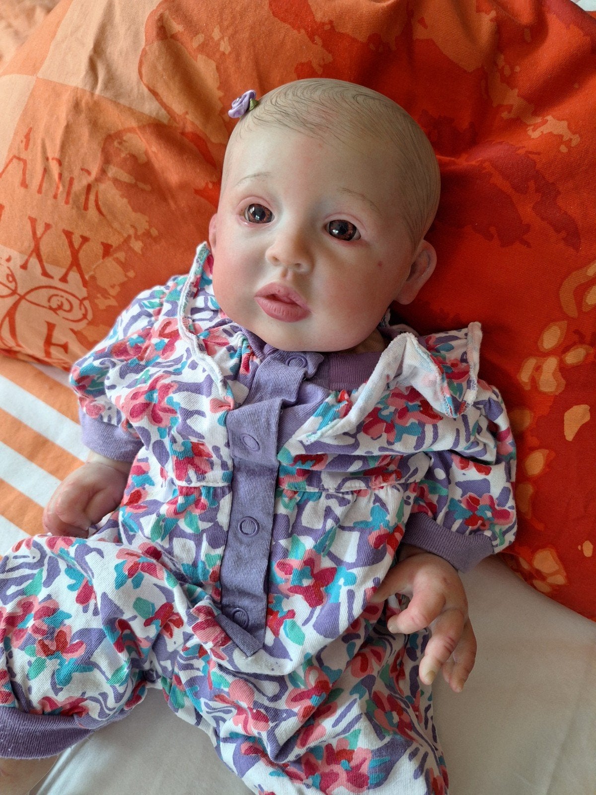 Reborn  met baby geluid, Ophalen of Verzenden, Zo goed als nieuw, Pop