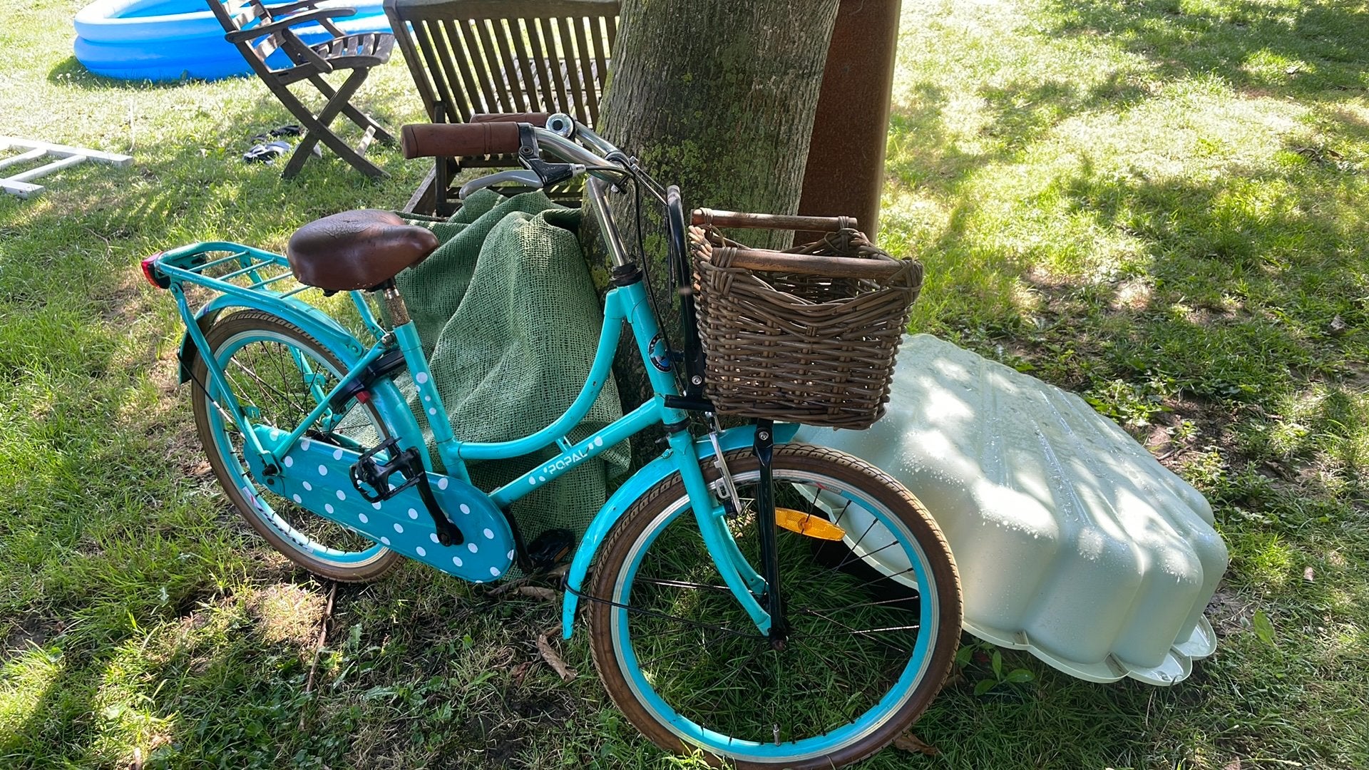 Leuke Popal kinderfiets, Terugtraprem, Gebruikt, 18 tot 20 inch, Dames