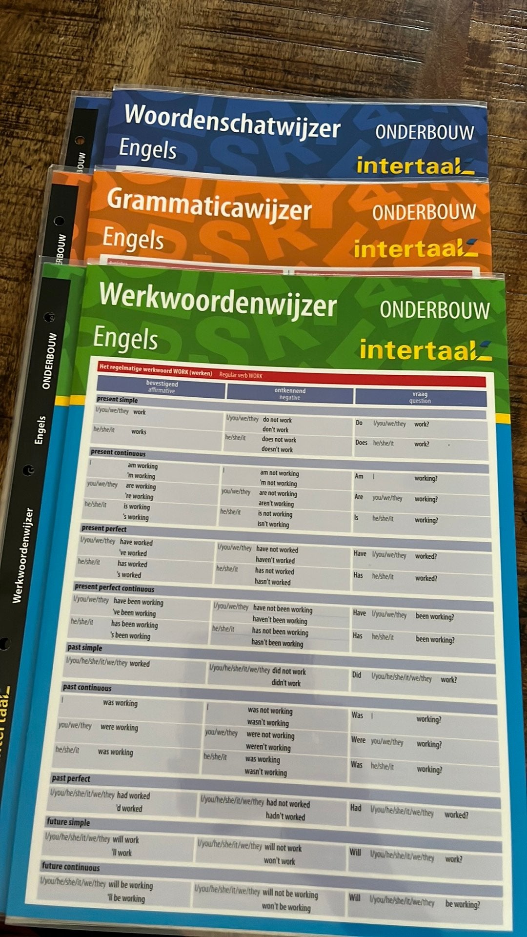 Grammatica- woordenschat-Werkwoordenwijzer Engels onderbouw, Boeken, Schoolboeken, Ophalen, Julia de Vries, Engels, Zo goed als nieuw