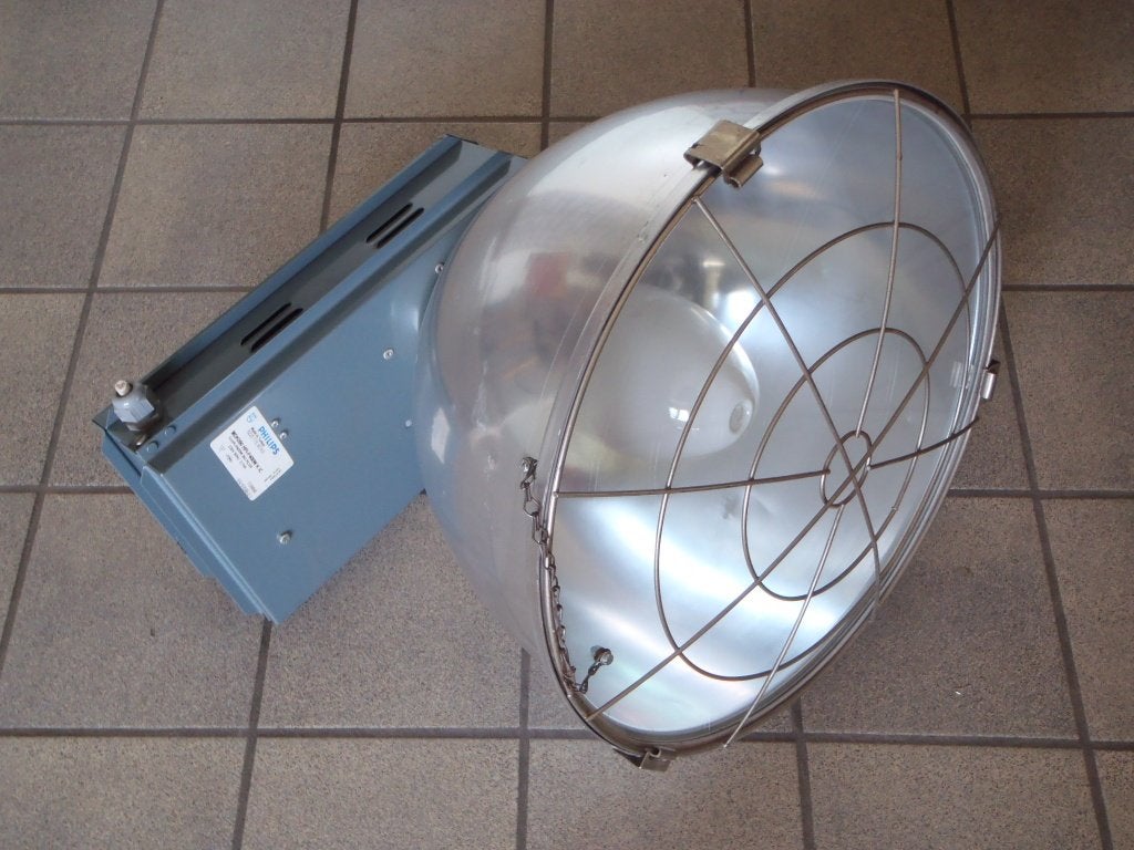 00988 Philips Halstraler 400 Watt, Ophalen of Verzenden, Gebruikt, 200 tot 500 watt, Lamp met armatuur