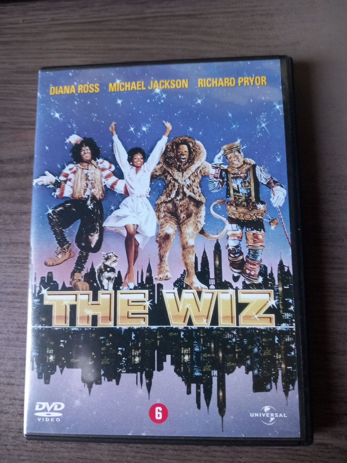 The Wiz DVD - Diana Ross, Michael Jackson, Richard Pryor, Inclusief doosje, Ophalen of Verzenden, Duits, Vanaf 6 jaar