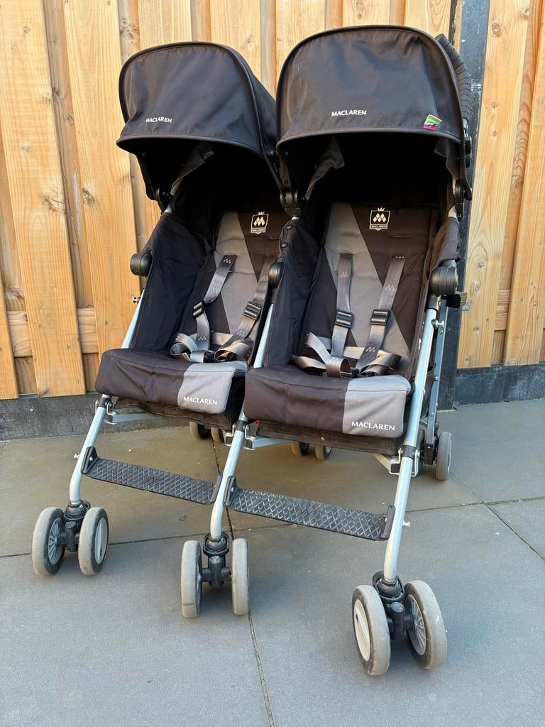 McLaren duo buggy - Zeer degelijk en weinig gebruikt, Ophalen, Gebruikt, Maclaren, Duomodel
