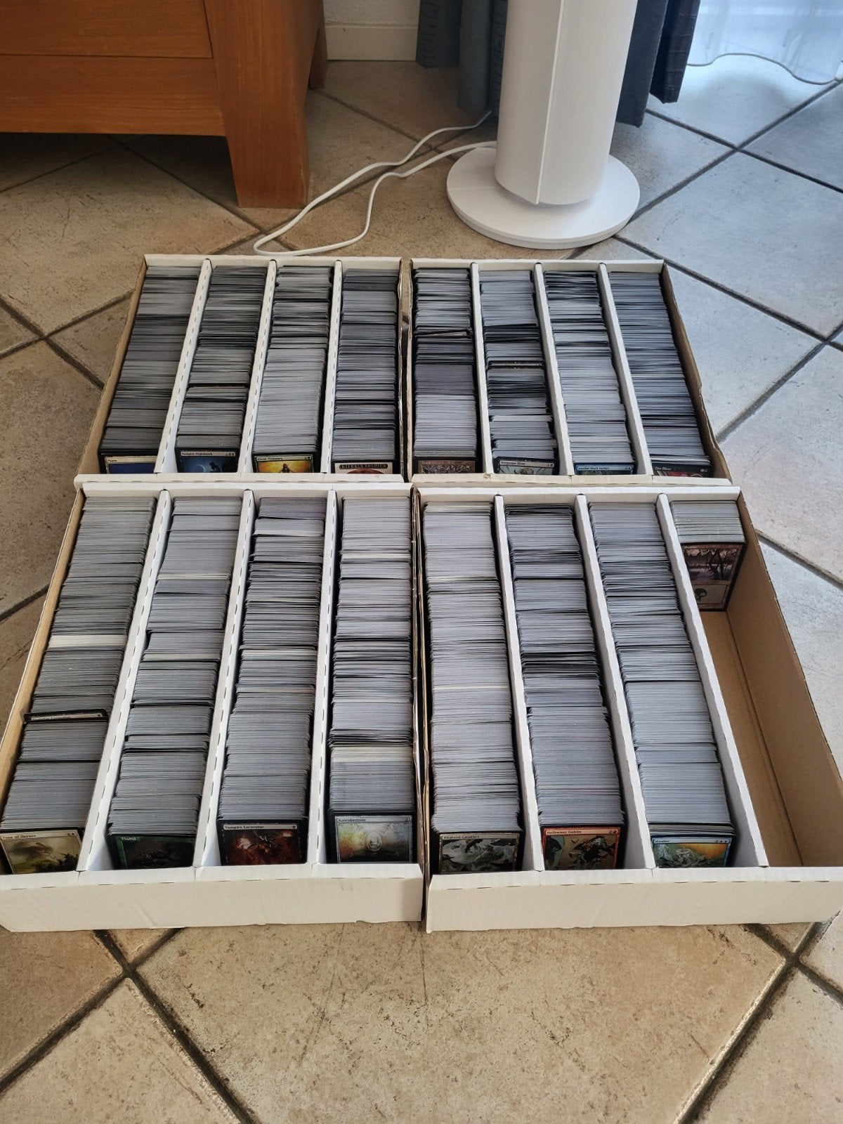 15000 Magic: The Gathering Commons & Uncommons (Oud/Nieuw), Ophalen of Verzenden, Gebruikt, Meerdere kaarten