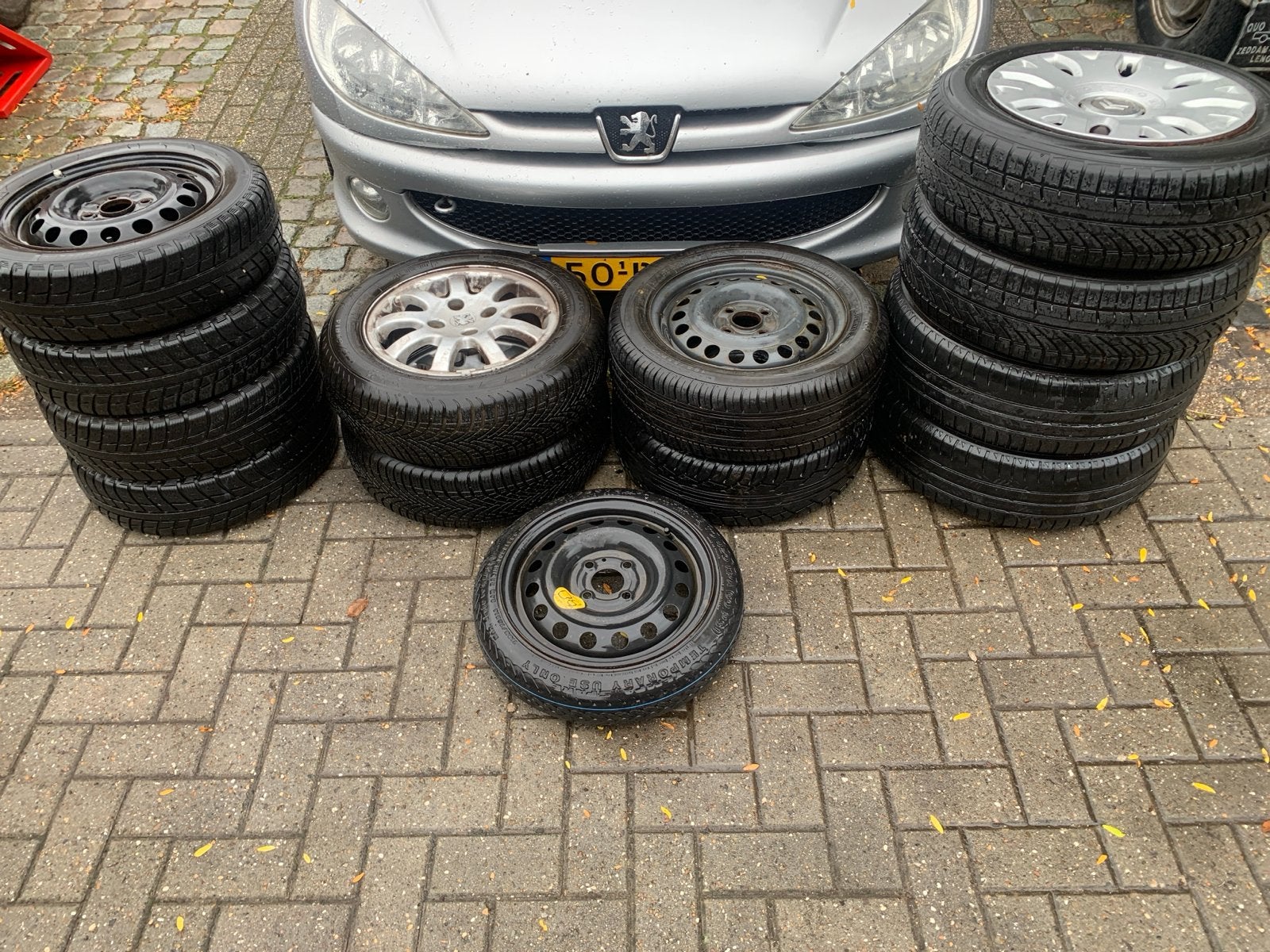 Winterbanden & zomerbandenen 14 & 15 inch, ruime profielen, Ophalen, 14 inch, Gebruikt, 175 mm