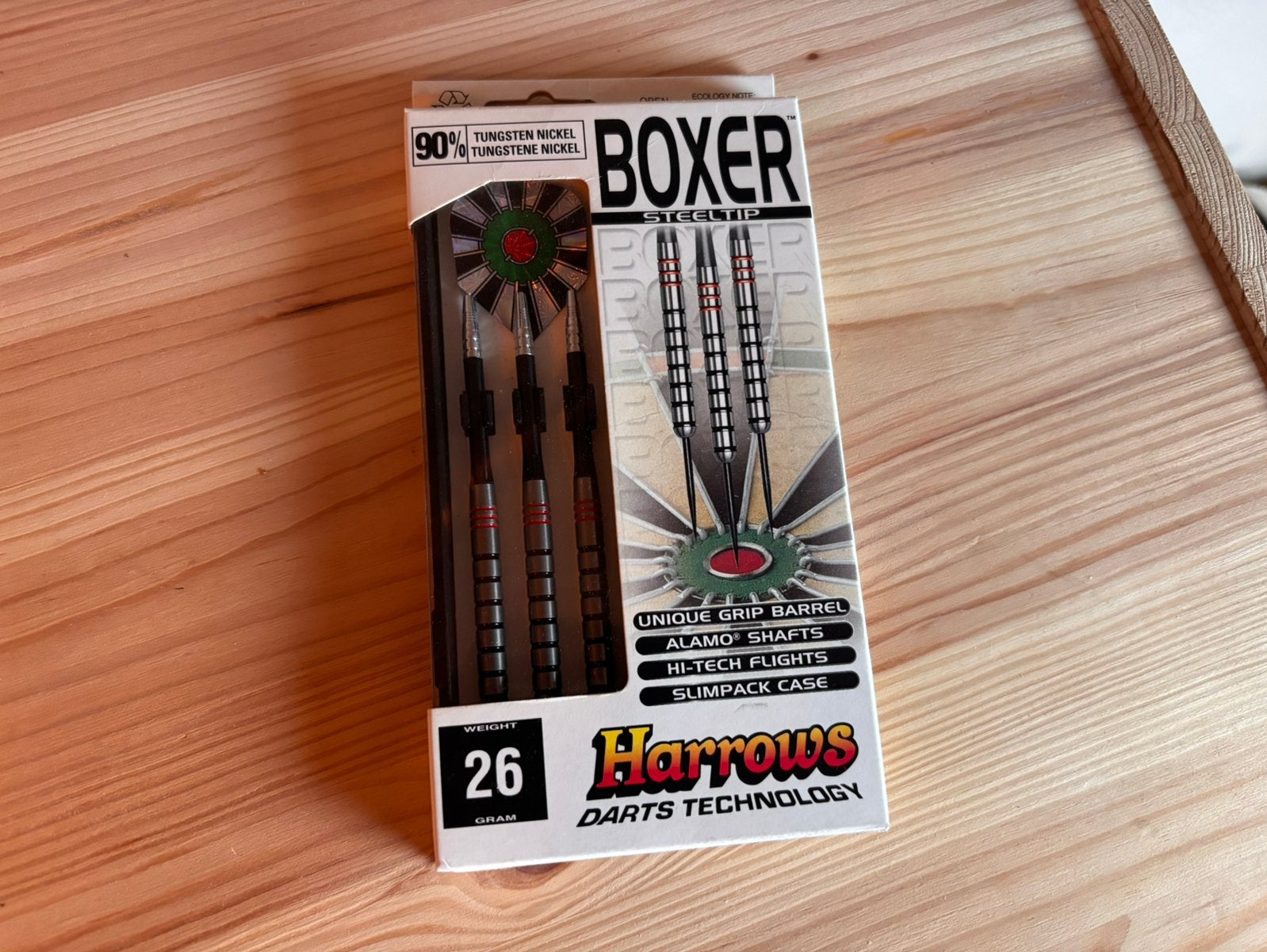 Harrows Boxer darts - 26 gram, Ophalen of Verzenden, Zo goed als nieuw, Pijlen