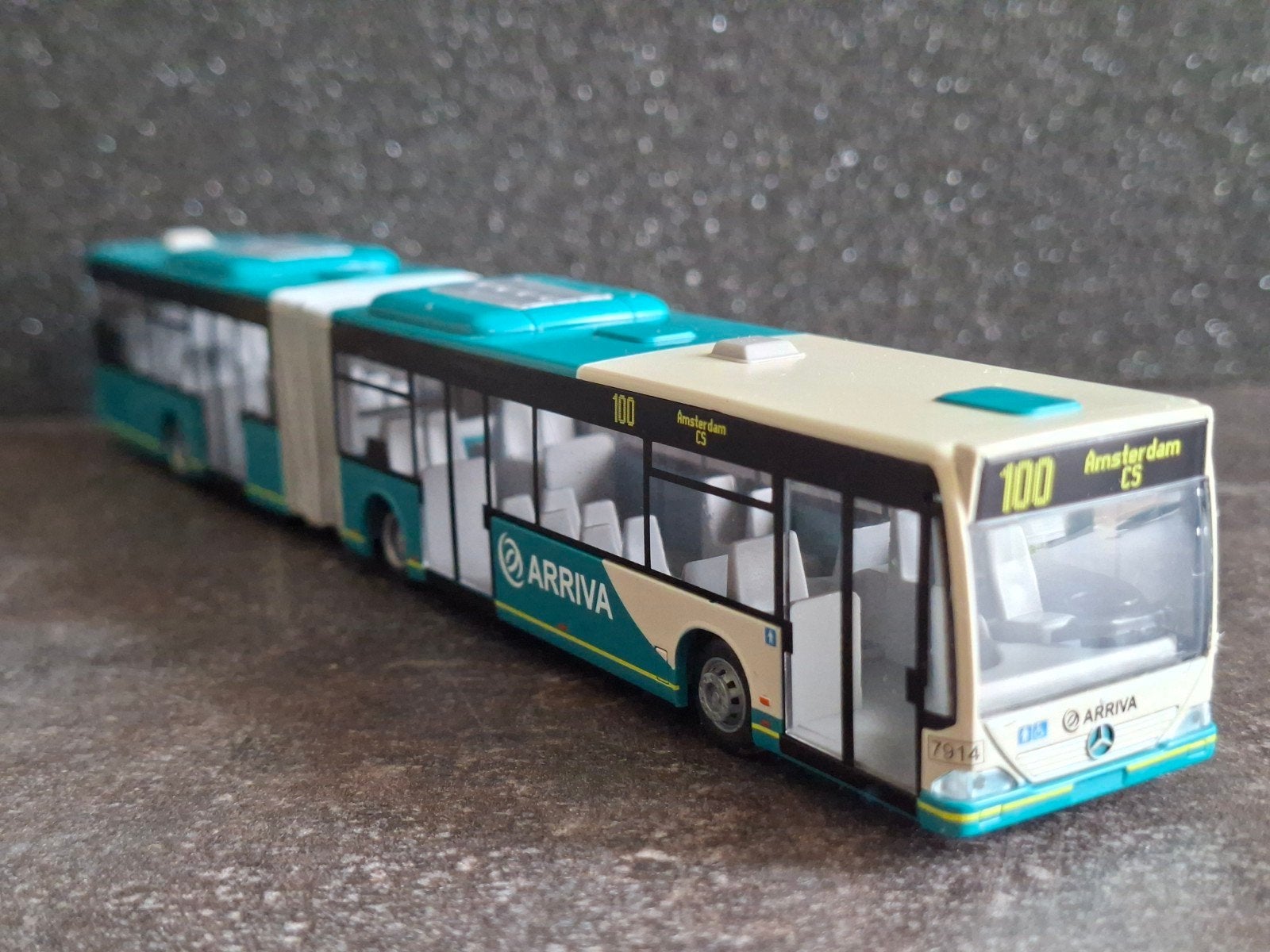 Rietze 67036 MB Citaro G Arriva '100 - Amsterdam CS', Hobby en Vrije tijd, Ophalen of Verzenden, Gebruikt, Bus of Vrachtwagen