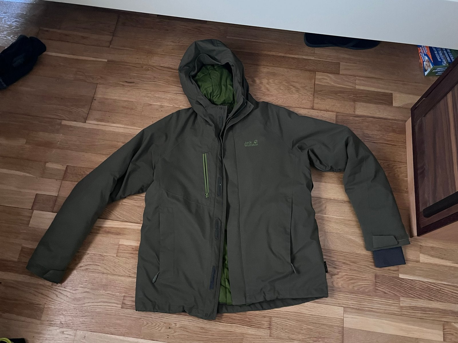 Jack Wolfskin Troposphere Jacket Maat S - Gebruikt, Ophalen of Verzenden, Gedragen, Maat 46 (S) of kleiner, Groen