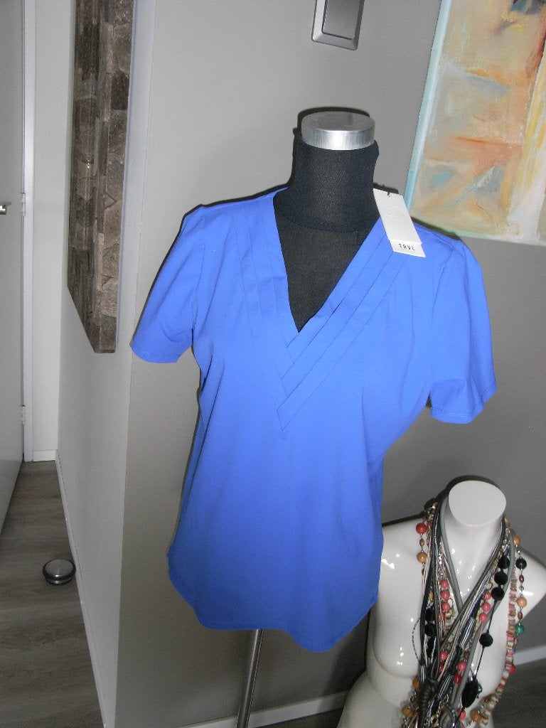 top/shirt travelstof ZOSO blue/blauw mt M 38/40, NIEUW!, Maat 38/40 (M), Blauw, Nieuw, Ophalen of Verzenden