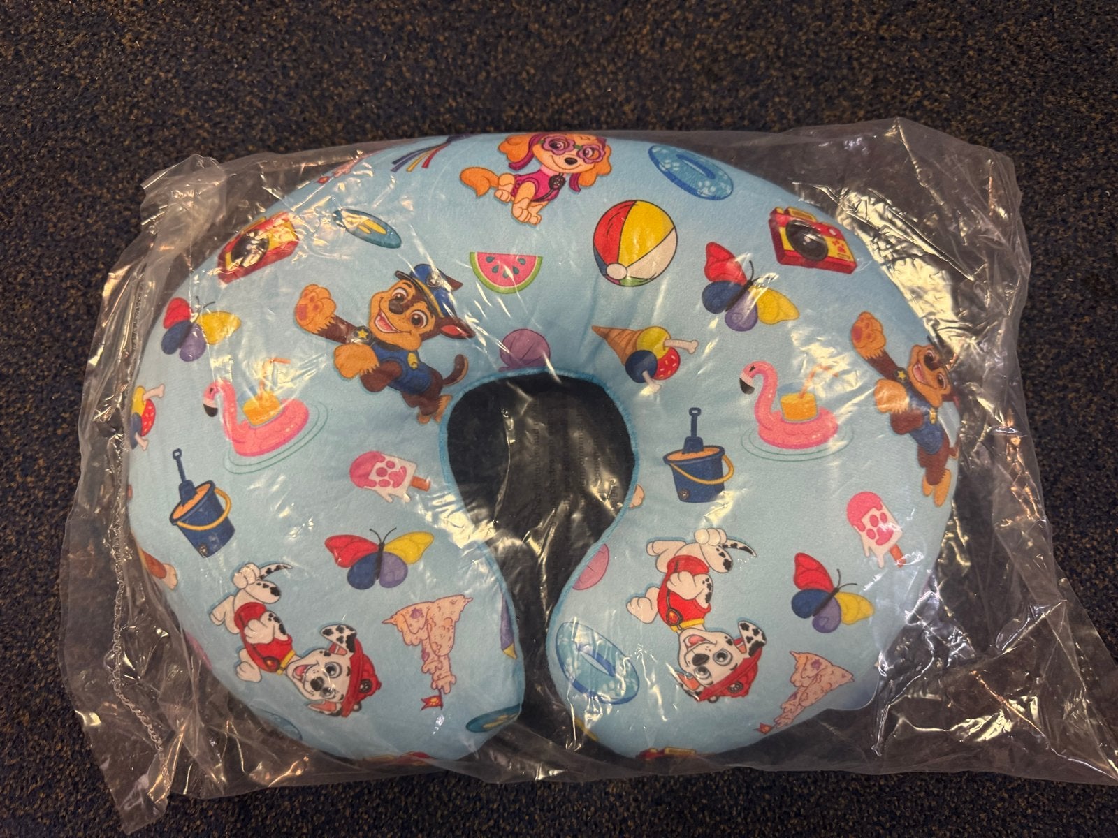 Paw Patrol nekkussen / reiskussen - nieuw in verpakking, Overige merken, Blauw, Met print, Nieuw