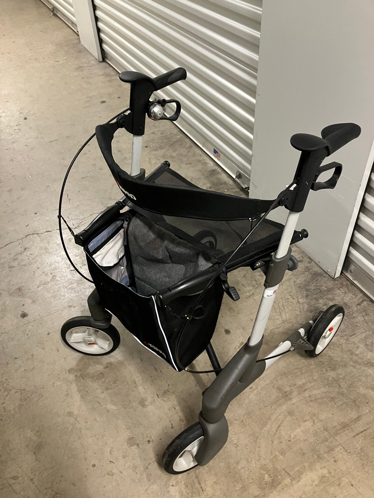 Topro rollator, Ophalen