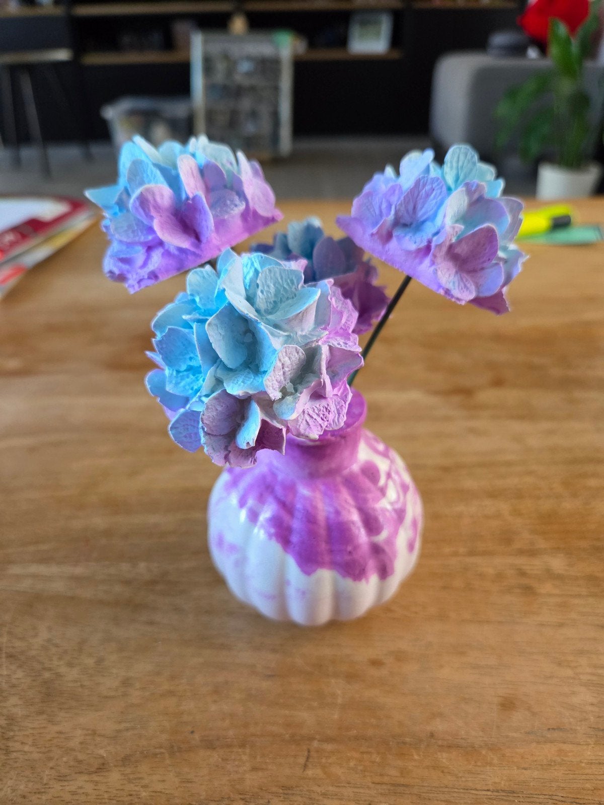 vaasjes met bloemen, Huis en Inrichting, Overige materialen, Ophalen of Verzenden, Zo goed als nieuw, Overige typen
