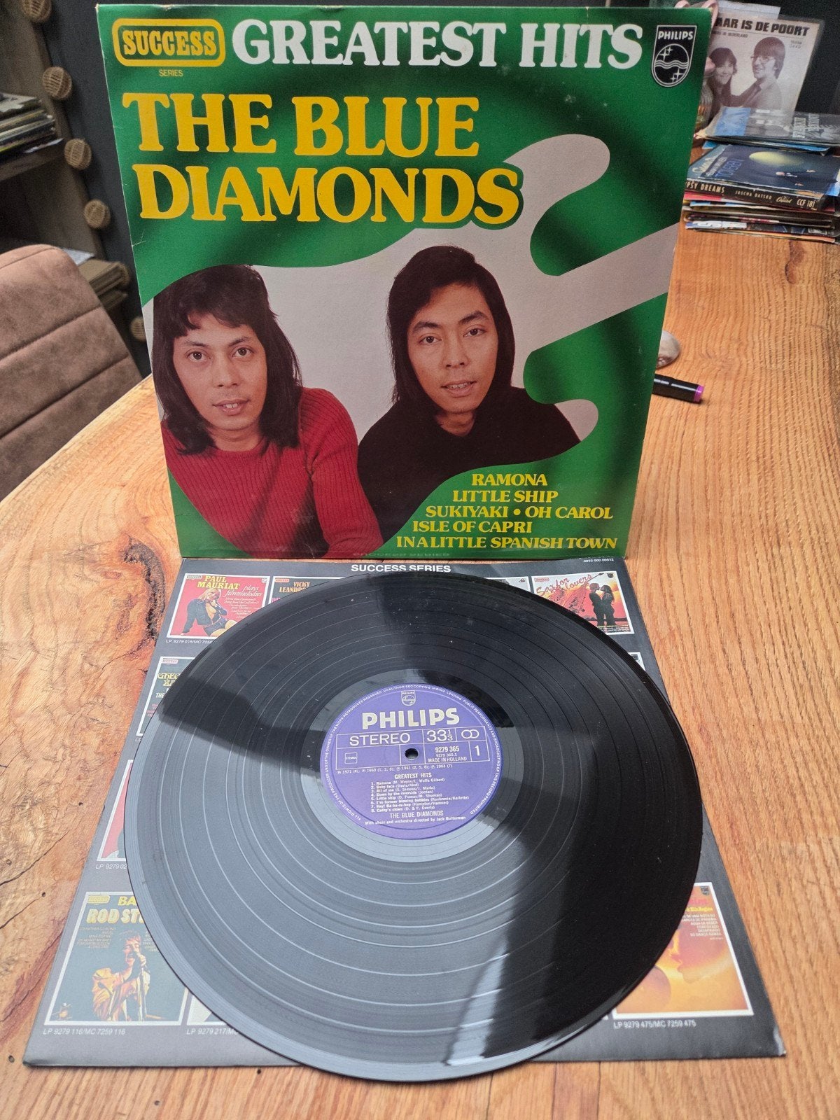 The Blue Diamonds - Greatest Hits LP, Cd's en Dvd's, Vinyl | Pop, Gebruikt, Pop, LP, 12 inch, Ophalen of Verzenden