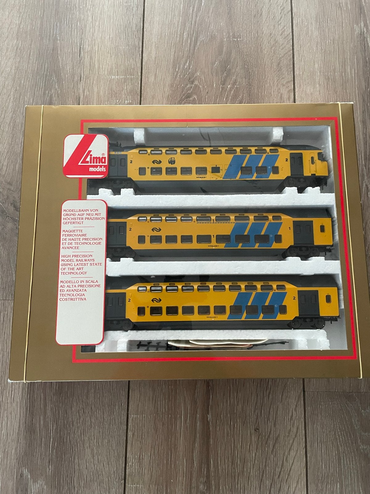 Lima DDM treinstel met kleine onderdelen en stickers, Ophalen of Verzenden, NS, Lima, Gebruikt