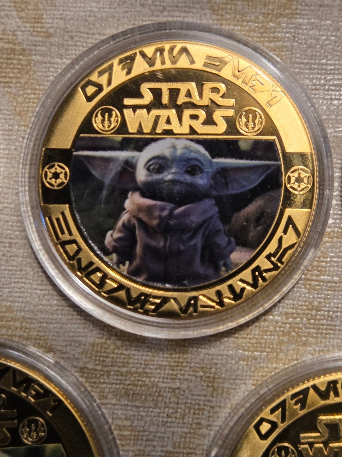 Star Wars The Mandalorian Baby Yoda Grogu munten set, Ophalen of Verzenden, Nieuw