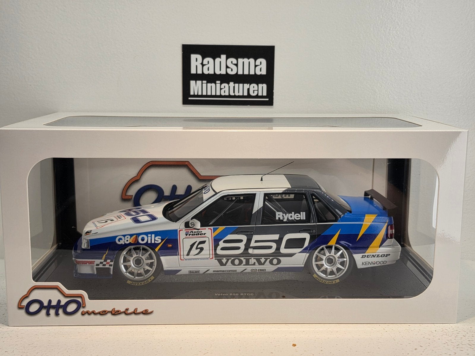 Volvo 850 BTCC 1995 – Rydell - 1:18 Ottomobile, OttOMobile, Auto, Nieuw, Ophalen of Verzenden