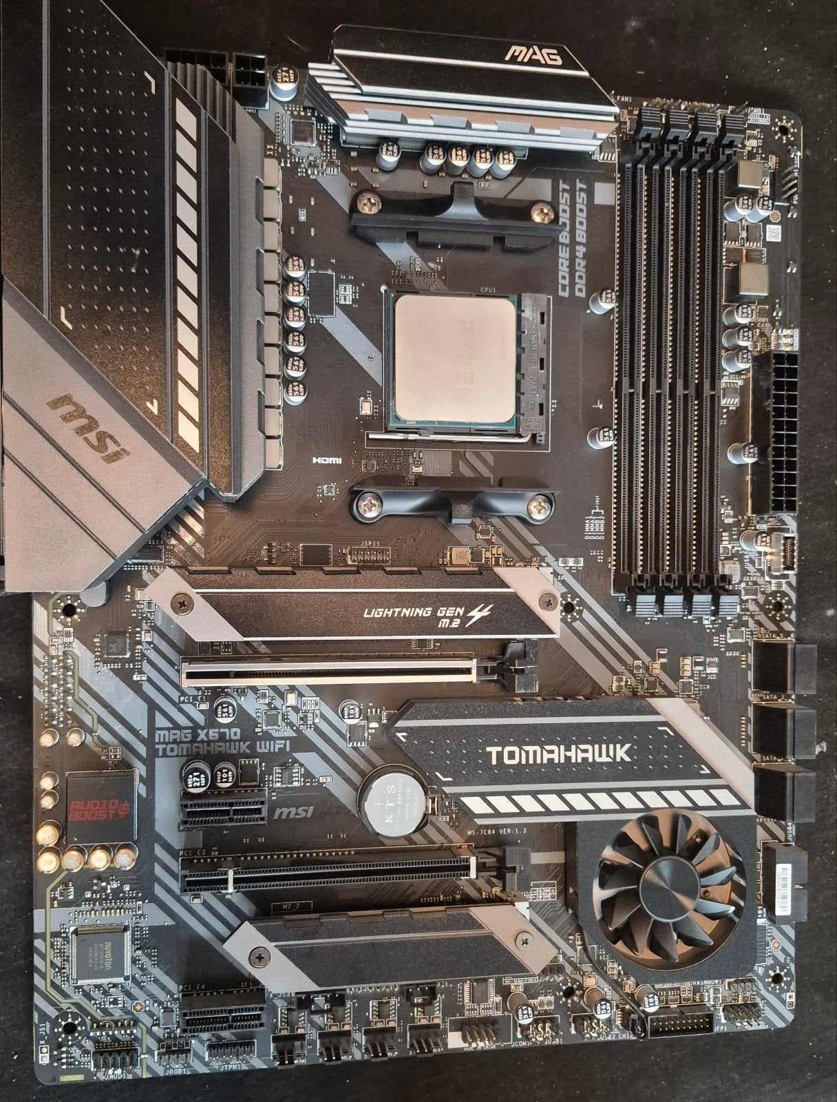 AMD Ryzen 5 5600X + MSI MAG X570 TOMAHAWK WIFI + 32gb (4x8), Computers en Software, Processors, 6-core, AMD Ryzen 5 5600X, Ophalen of Verzenden