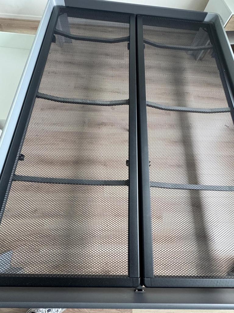 Auping bed Auronde 160 x 220, Ophalen, Gebruikt, Tweepersoons, Metaal