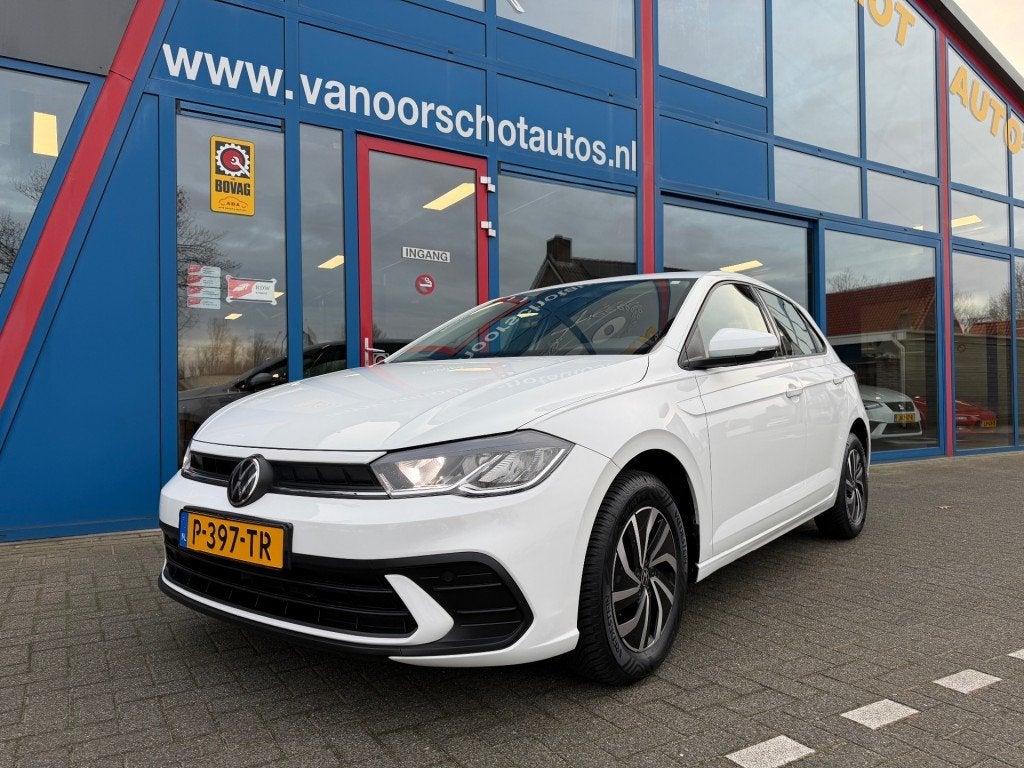 Volkswagen POLO 1.0TSI 95pk Navi Carplay Led 5-Deurs Airco b, Auto's, Voorwielaandrijving, Gebruikt, 1072 kg, Origineel Nederlands