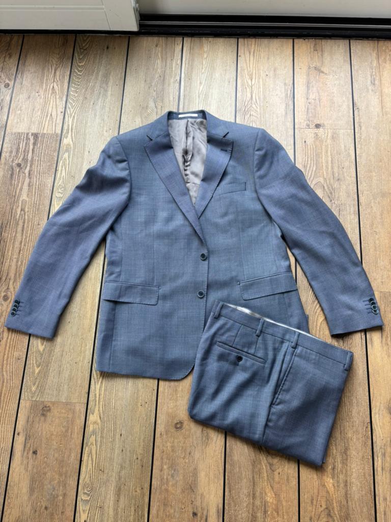 Herenpak / kostuum van Gils, Ophalen of Verzenden, Zo goed als nieuw, Maat 56/58 (XL), Blauw