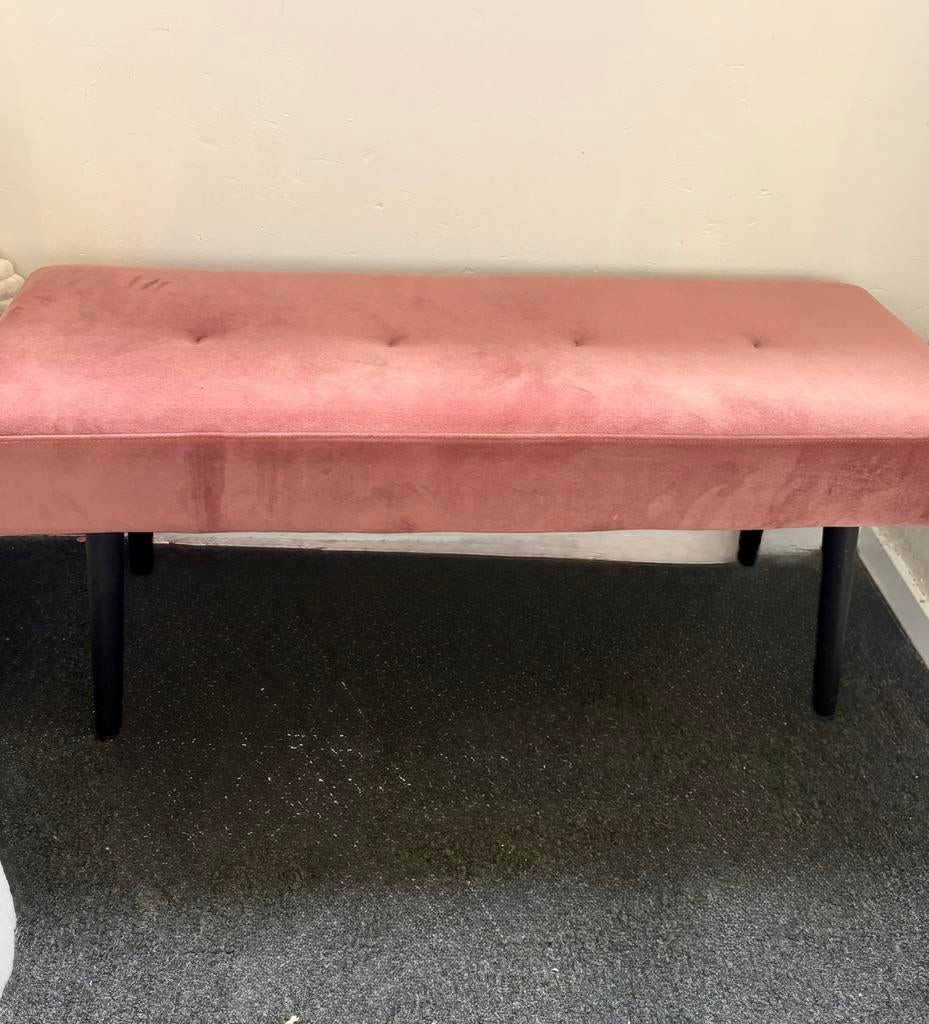 Roze bankje, Ophalen, Minder dan 50 cm, 75 tot 100 cm, Zo goed als nieuw