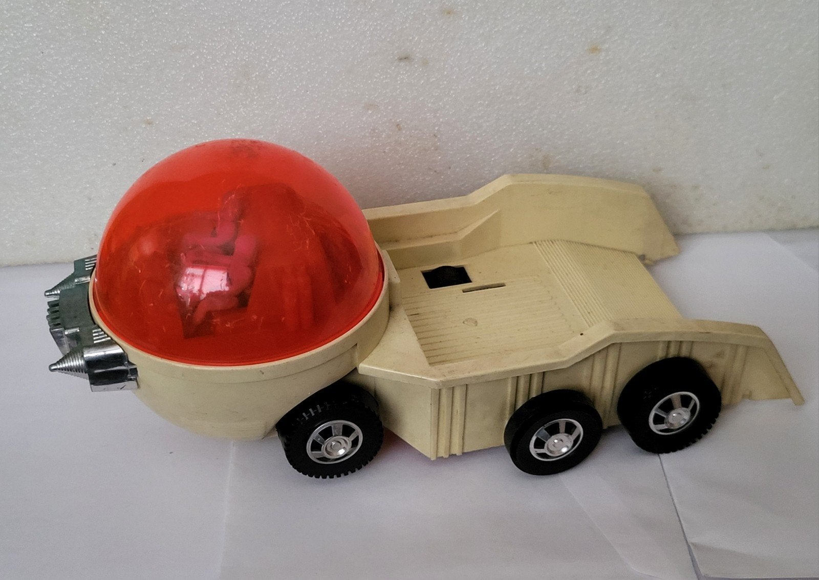 Vintage Made Japan Captain Robo Space Transporter Yonezawa, Ophalen of Verzenden, Gebruikt