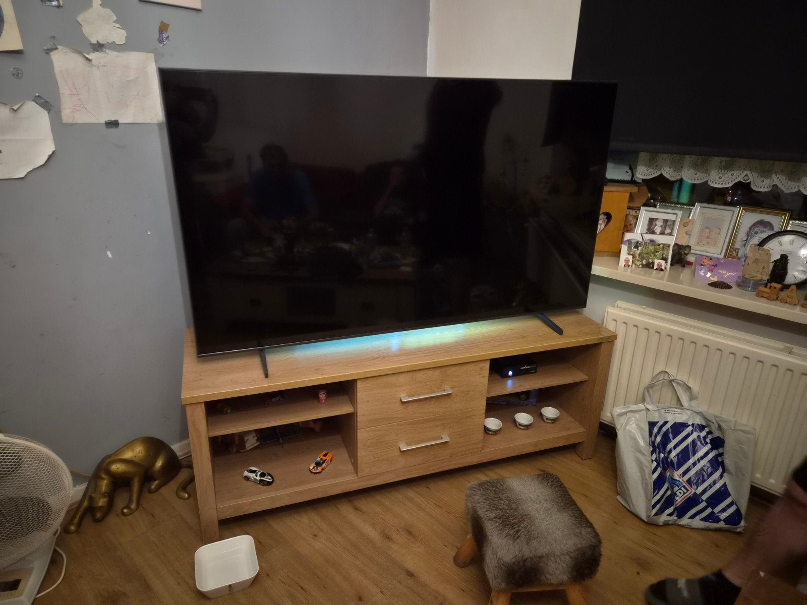 Samsung 65 inch TV met kapot scherm (voor onderdelen), Ophalen of Verzenden, Niet werkend, 100 cm of meer, Samsung