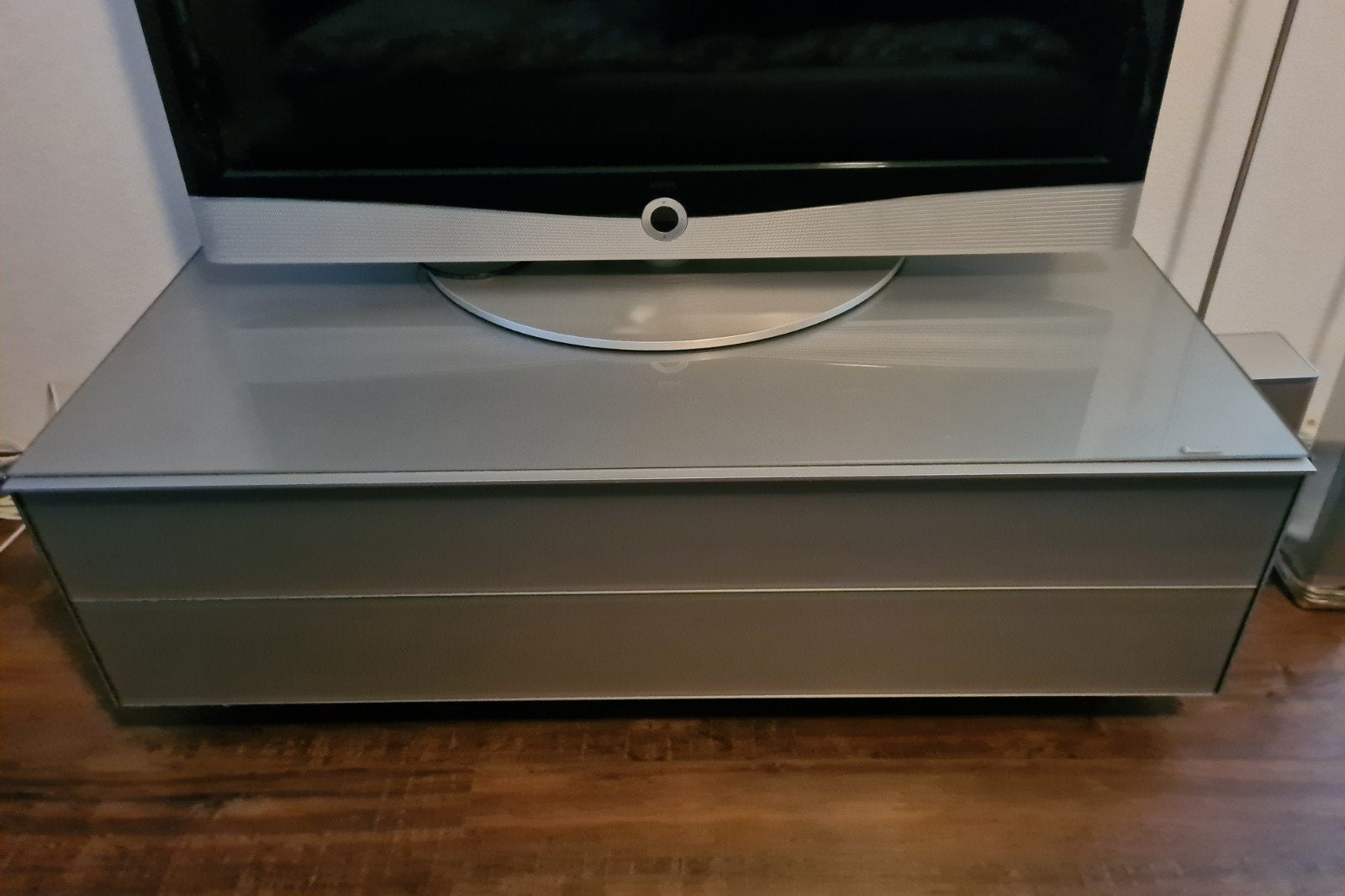 Moderne Tv meubel, Ophalen, Minder dan 100 cm, 25 tot 50 cm, Glas
